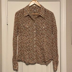 Lucky Brand Multicolor Floral Shirt